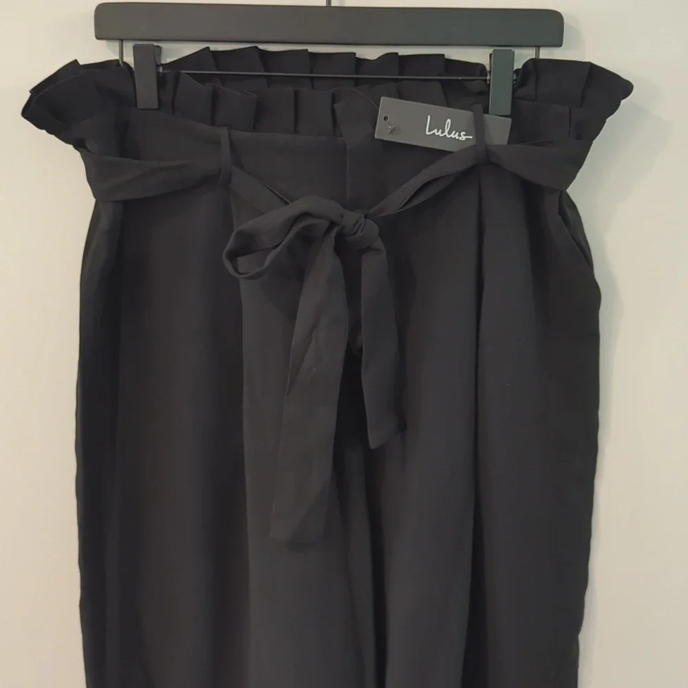 NWT Lulu's Dress Pants XL Black - Picture 2 of 9